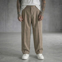 PANTALONE CON ELASTICO IN VITA FANGO - NEW JOB BRAND - ART. DANY