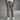 PANTALONE CON ELASTICO IN VITA GRIGIO BOTTONE COPERTO   - NEW JOB BRAND - ART. AMALFI