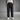 PANTALONE NERO CON ELASTICO IN VITA BOTTONE  - NEW JOB BRAND - ART. AMALFI