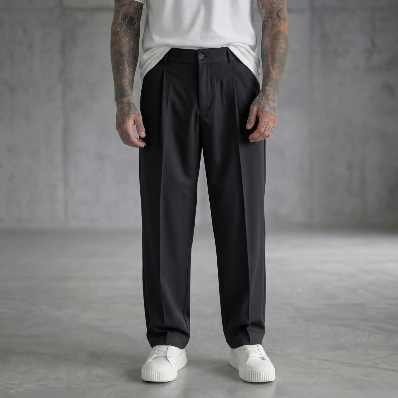 PANTALONE NEW JOB BRAND CON ELASTICO IN VITA - NEW JOB BRAND - ART. COSTA