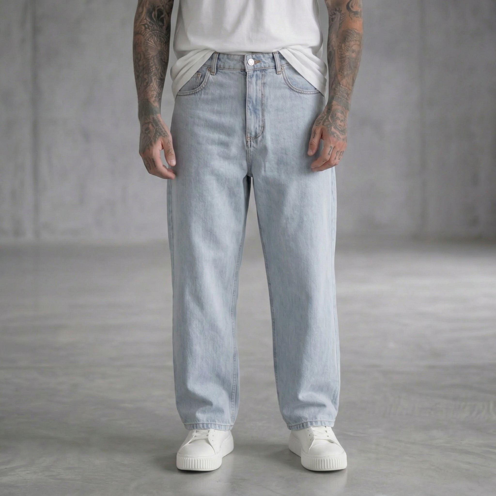 JEANS LIGHT BLUE DENIM - NEW JOB BRAND - ART. SUGAR 02