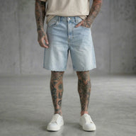 BERMUDA ONLY&SONS FADE DENIM LIGHT BLUE  ART 22033155