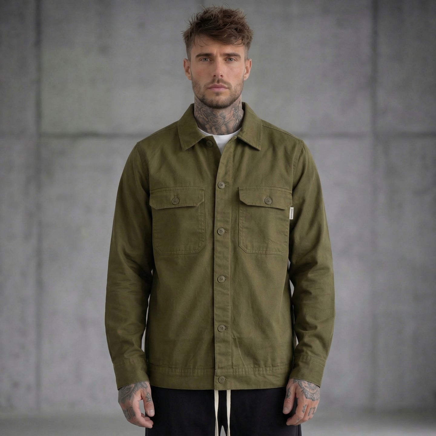 CAMICIA OVERSHIRT - ONLY&SONS - ART. 22022442 - COL. OLIVE NIGHT