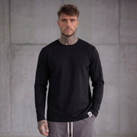 T-SHIRT GIROCOLLO MANICA LUNGA NERO  - IMPERIAL - ART. F727LDI