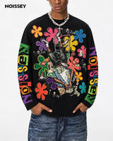 T-SHIRT NOISSEY LONG SLEEVE  STAMPA FIORI IDREAM