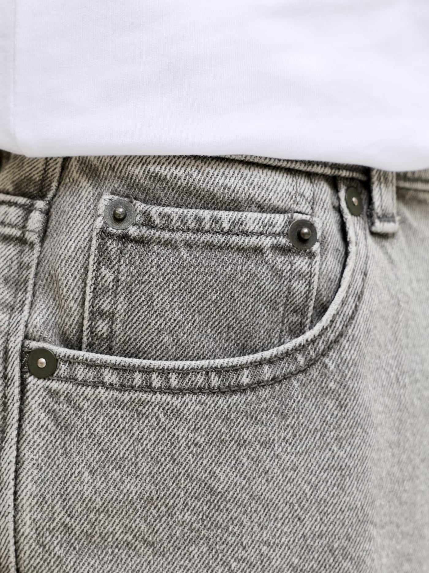 BERMUDA JACK & JONES BAMBINO BAGGY FIT GREY JJIALEX  ART  12289329