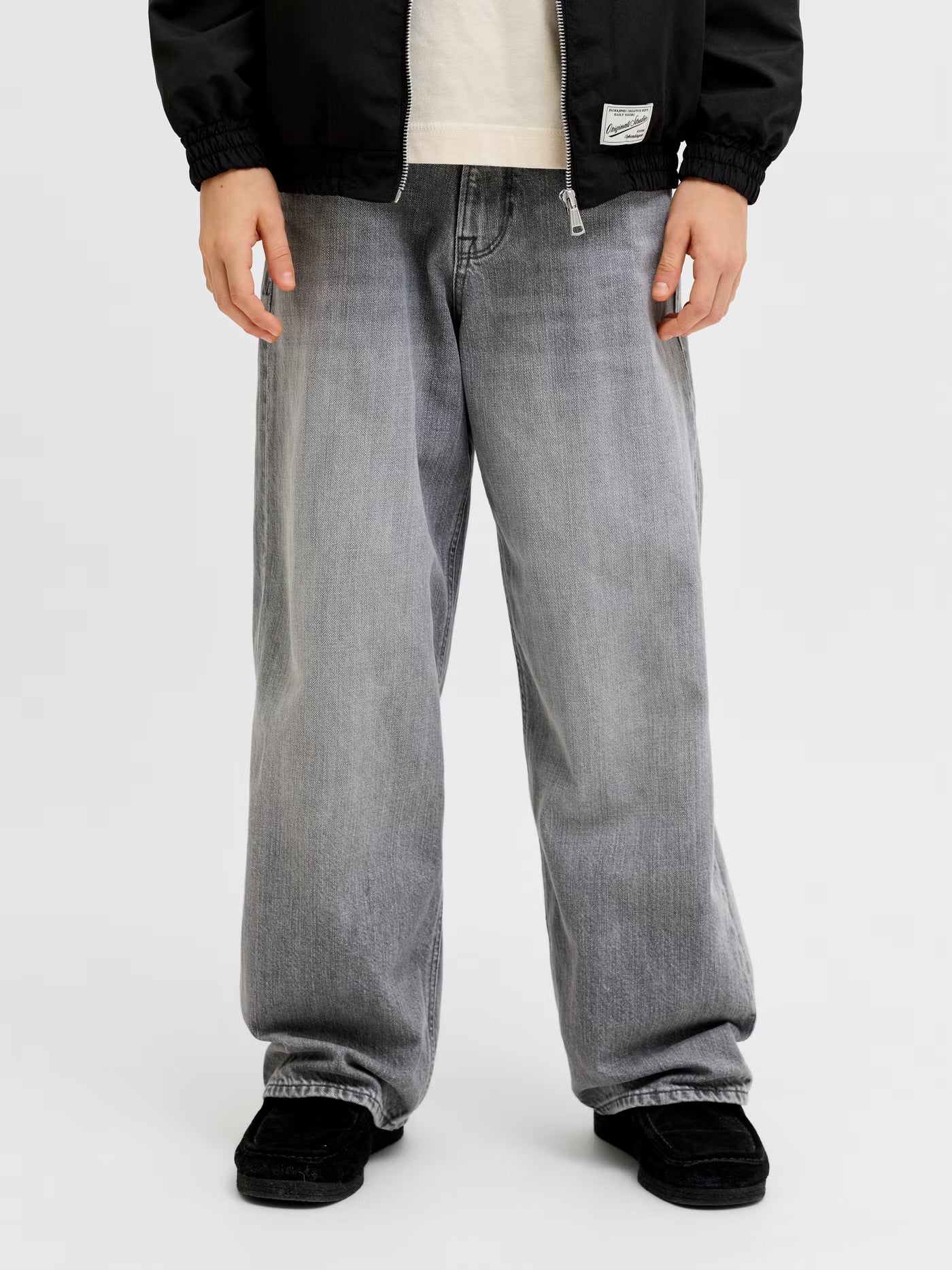 JEANS JACK & JONES DAVE BLACK DENIM BAMBINO ART 12291905