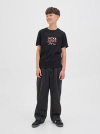 JEANS JACK & JONES IRON BLACK DENIM BAMBINO ART 12282925