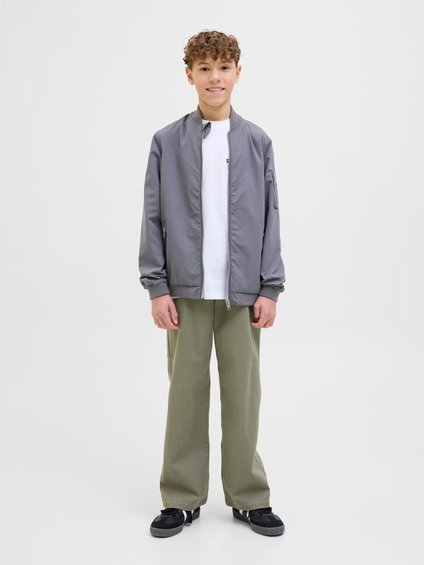 PANTALONE CARPENTER NERO E BEIGE BAMBINO  - JACK & JONES ART.12268958