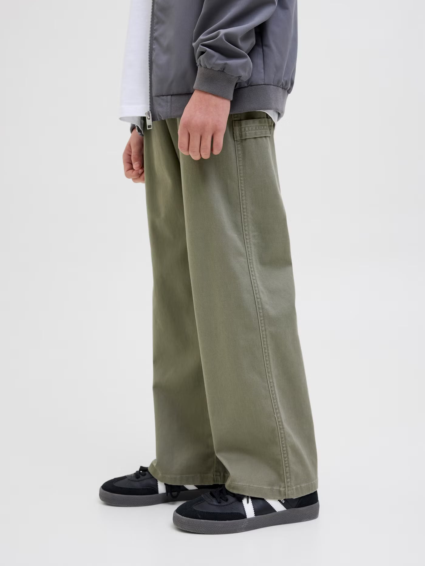 PANTALONE CARPENTER NERO E BEIGE BAMBINO  - JACK & JONES ART.12268958