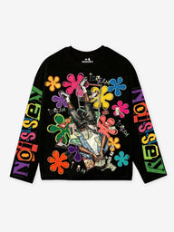 T-SHIRT NOISSEY LONG SLEEVE  STAMPA FIORI IDREAM