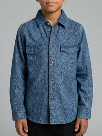 CAMICIA BERNA KIDS JEANS ART 23117 3