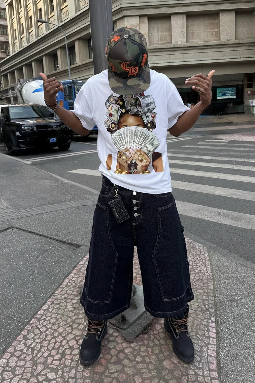 T-SHIRT NOISSEY OVERSIZE BIANCA ART BIGODINI
