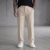 PANTALONI IMPERIAL REGULAR FIT CON PINCE E CINTURA ELASTICIZZATA ART P5441P5002