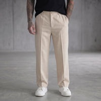 PANTALONI IMPERIAL REGULAR FIT CON PINCE E CINTURA ELASTICIZZATA ART P5441P5002
