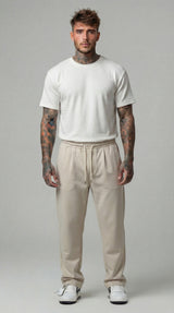 PANTALONI NERO CON COULISSE  - IMPERIAL - ART. PC8QLBQ