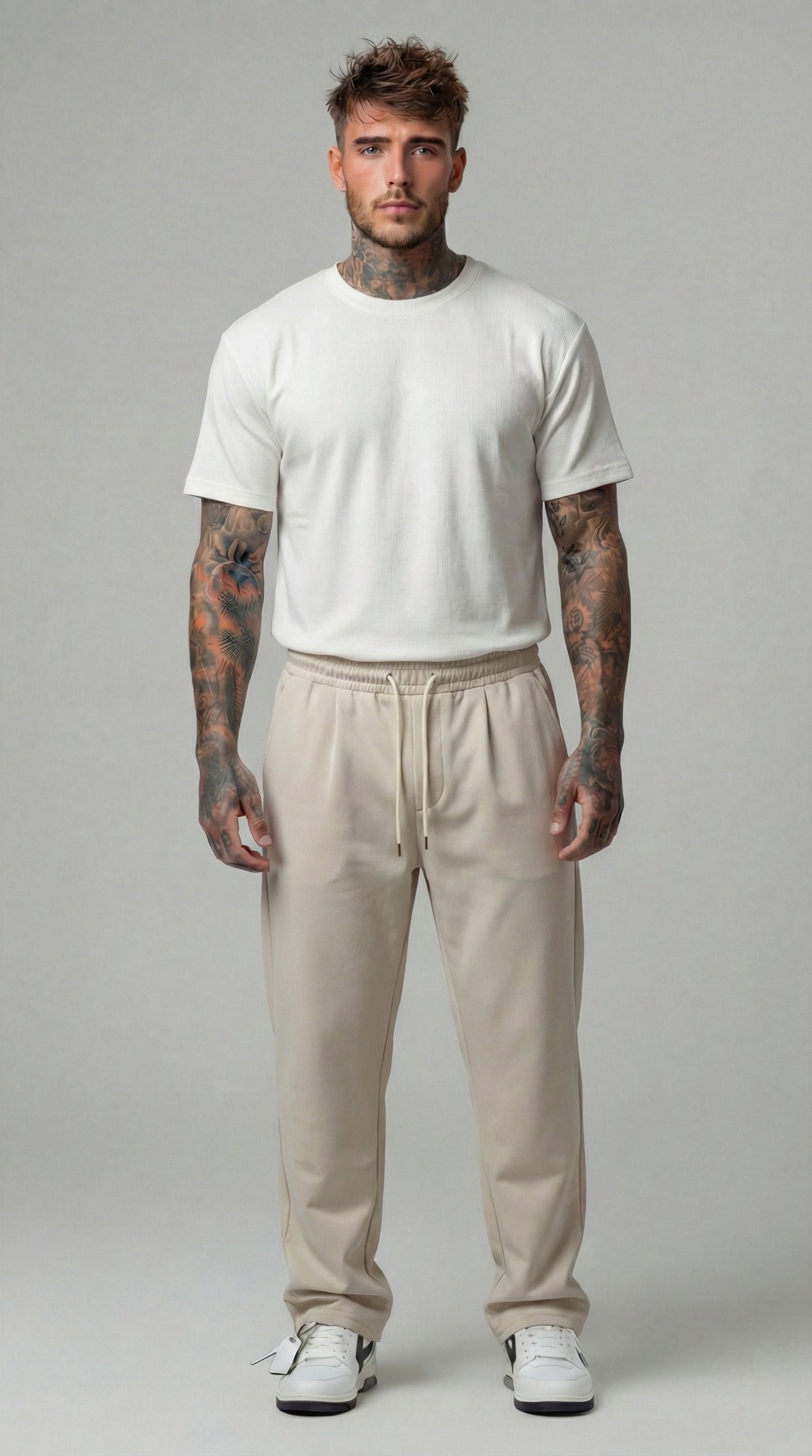 PANTALONI NERO CON COULISSE  - IMPERIAL - ART. PC8QLBQ