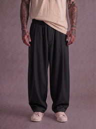 PANTALONE IMPERIAL BAGGY FIT CON VITA ELASTICIZZATA E PINCE ART PE6Y MBV