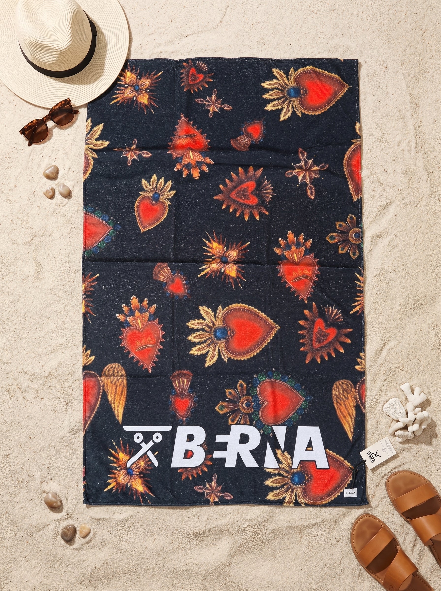 TELO MARE  BERNA SPUGNA CUORE MATTO