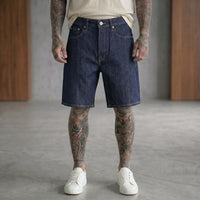 BERMUDA ONLY&SONS DARK BLUE DENIM ART 22037355