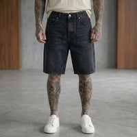 BERMUDA ONLY&SONS REMI LARGO  BLACK DENIM ART 22038436