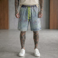 BERMUDA DENIM TRIAN FLUO - BERNA - ART. 261230-30