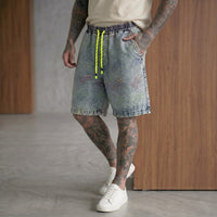 BERMUDA DENIM TRIAN FLUO - BERNA - ART. 261230-30