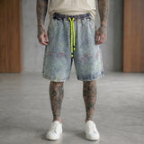 BERMUDA DENIM TRIAN FLUO - BERNA - ART. 261230-30