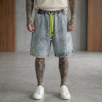 BERMUDA DENIM TRIAN FLUO - BERNA - ART. 261230-30