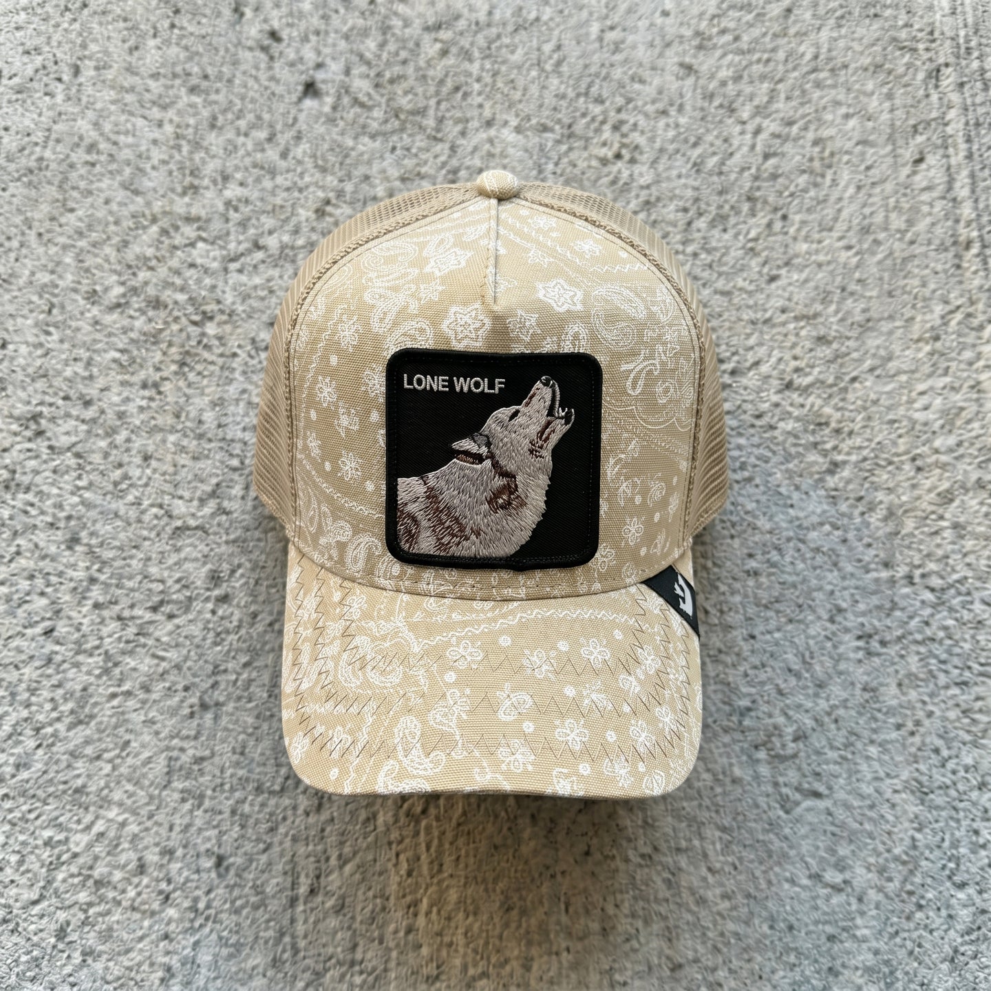 CAPPELLO GOORIN BROS BEIGE ART LONE WOLF