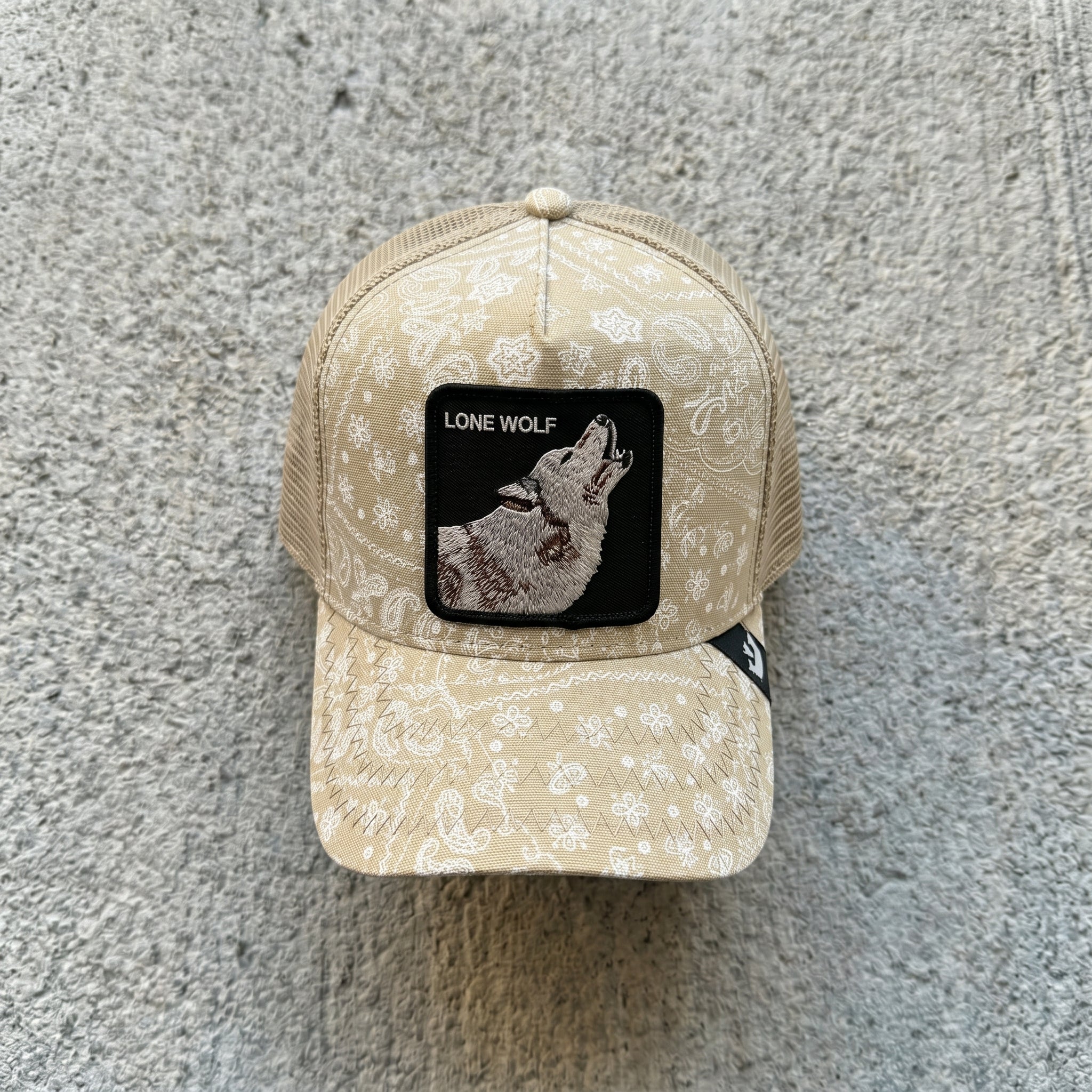 CAPPELLO GOORIN BROS BEIGE ART LONE WOLF