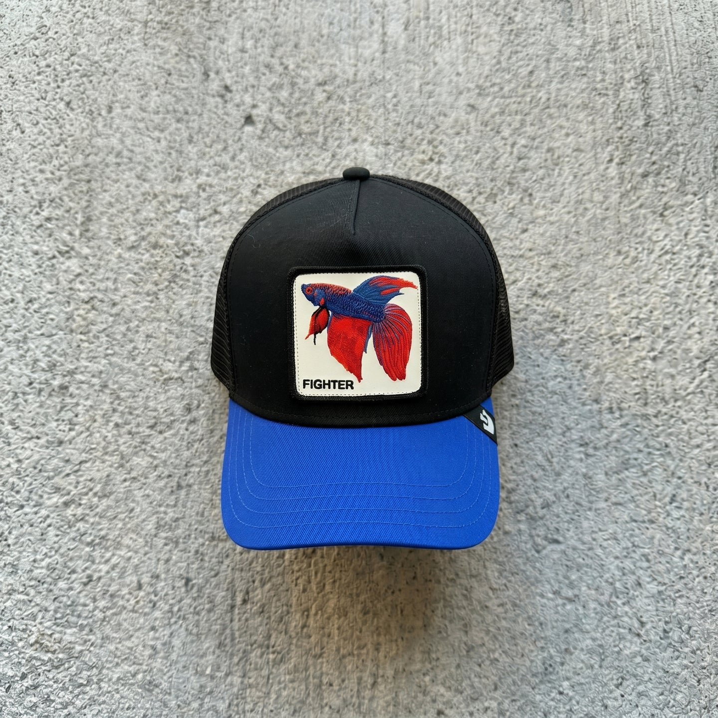CAPPELLO GOORIN BROS BLACK/ROYAL BLUE   ART  FIGHTER