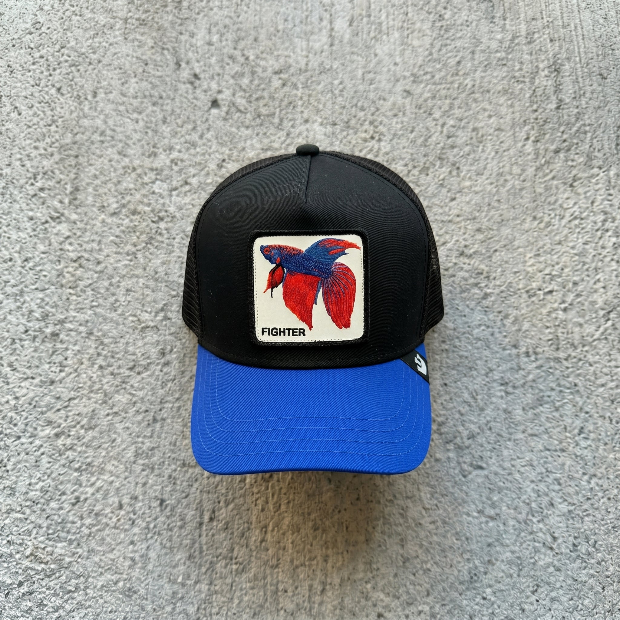 CAPPELLO GOORIN BROS BLACK/ROYAL BLUE   ART  FIGHTER