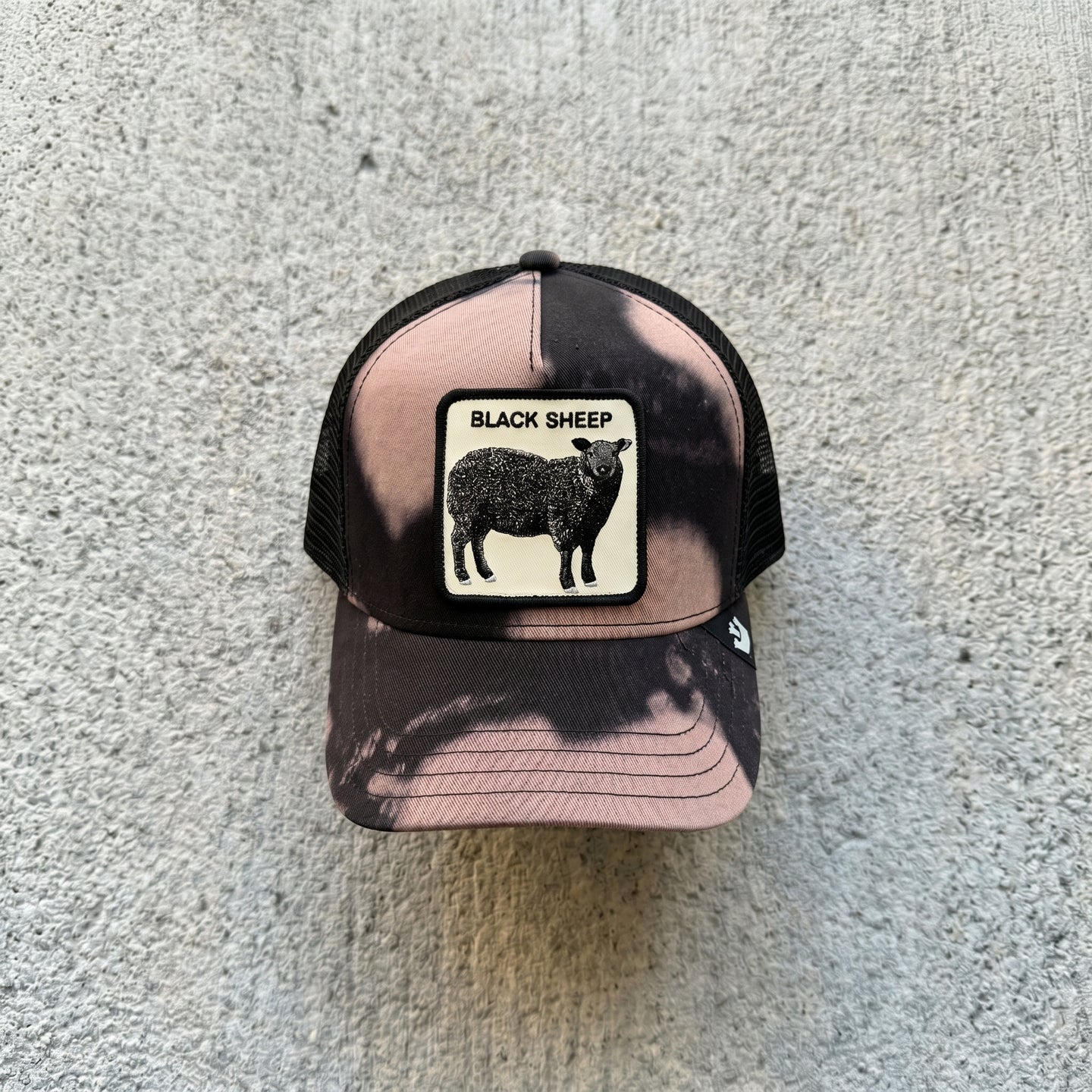 CAPPELLO GOORIN BROS TIE DYE ART BALCK SHEEP