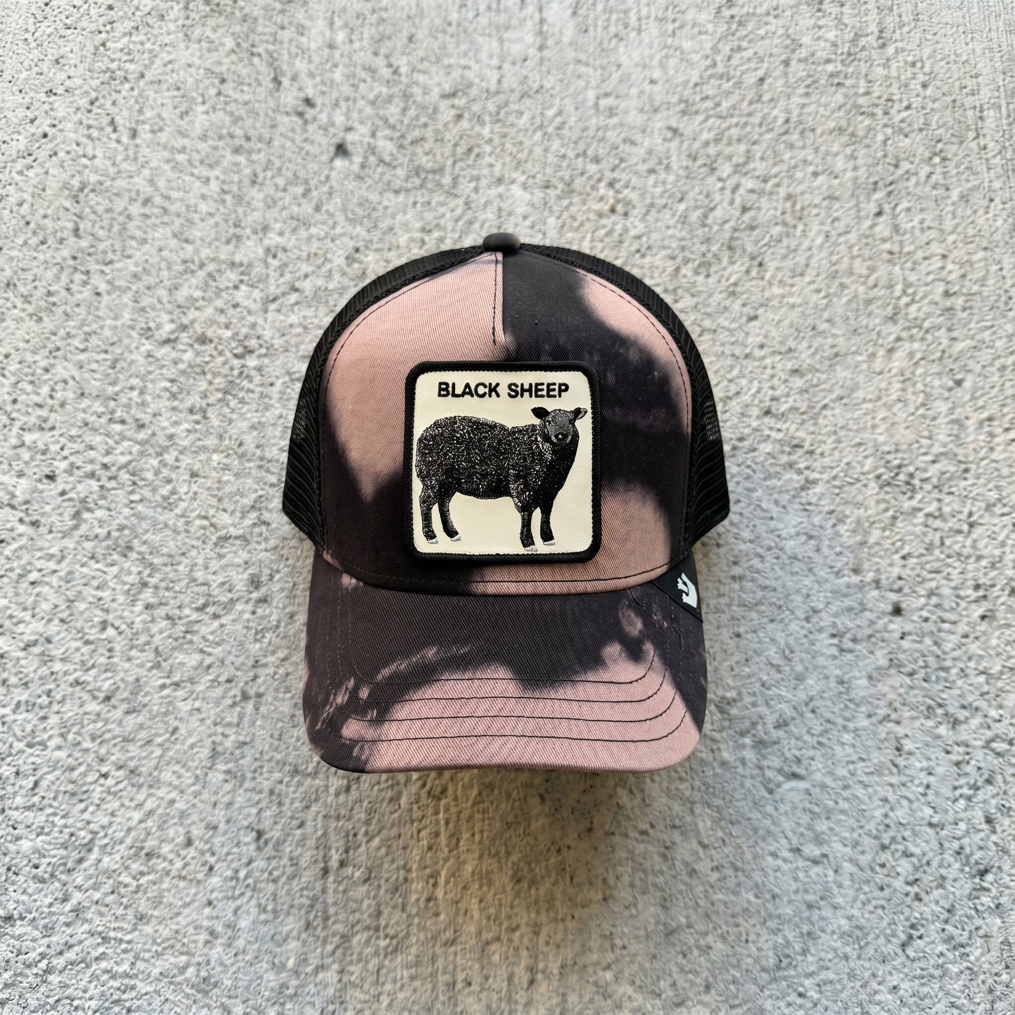 CAPPELLO GOORIN BROS TIE DYE ART BALCK SHEEP
