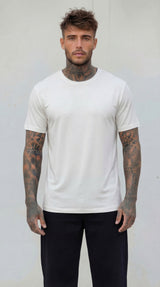 T-SHIRT GIROCOLLO - NEW JOB BRAND - ART. TS258 - COL. BIANCO