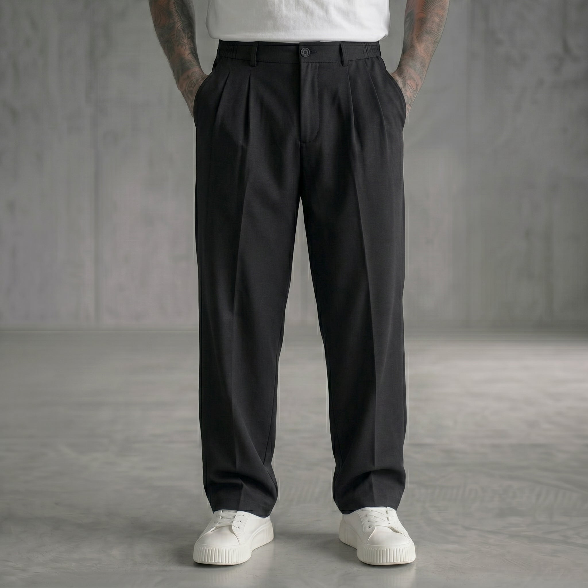 PANTALONE CON ELASTICO IN VITA - NEW JOB BRAND - ART. TREMITY  ESTI.
