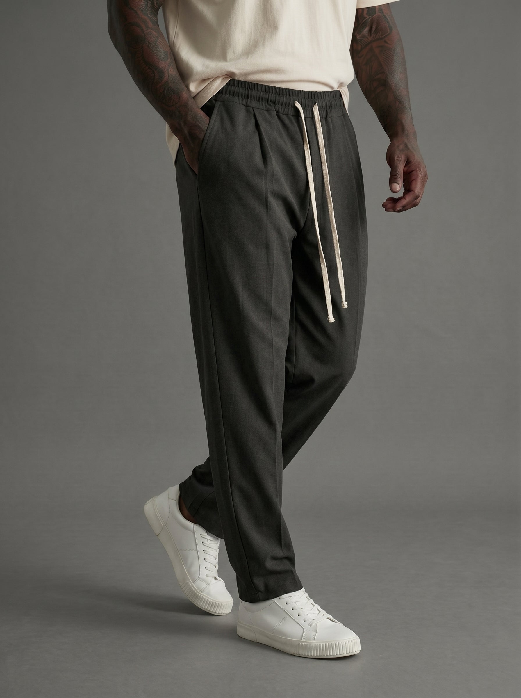 PANTALONE NEW JOB BRAND CON ELASTICO IN VITA MOD SOHO