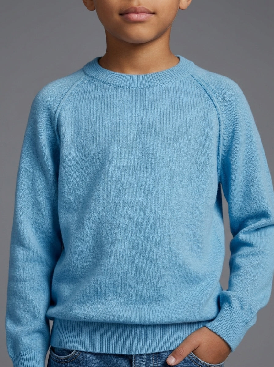 MAGLIONCINO BERNA KIDS GIROCOLLO TURCHESE ART K 23082 150